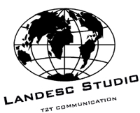 the landescape is here, studio, logo